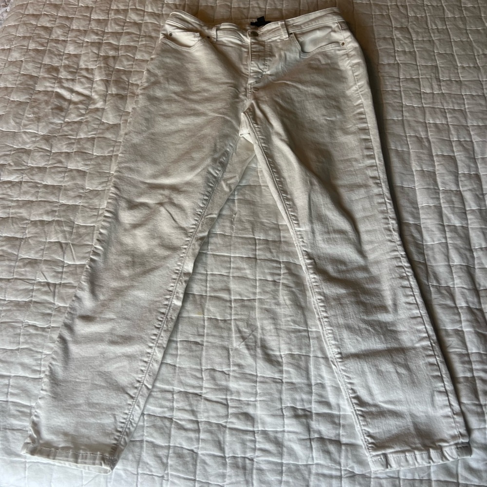 Ann Taylor white jeans